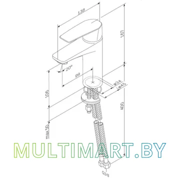 Смеситель AM.PM Gem F90A02122 картинка 6